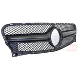 Mercedes GLA X156 2013‑2016 Mascherina anteriore nero lucido AMG Look.