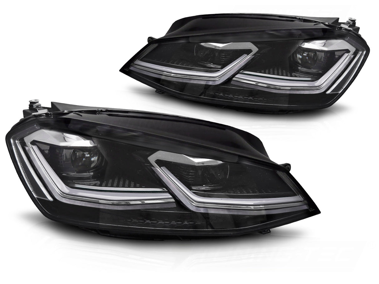 VW Golf 7 2012-2017 Fari Anteriori Full LED Stile R-Line - autorivallo