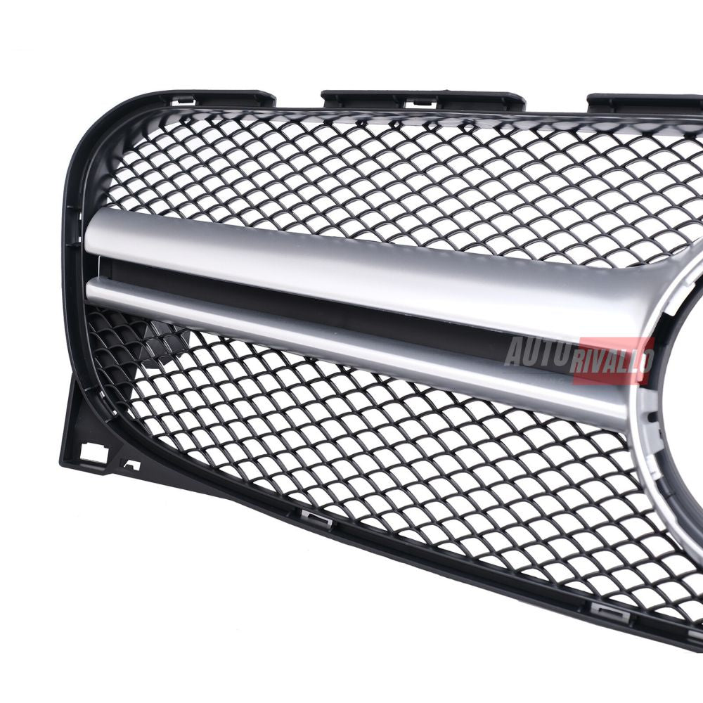 Griglia sportiva argento per Mercedes GLA X156 AMG Look.