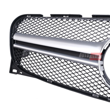 Griglia sportiva argento per Mercedes GLA X156 AMG Look.