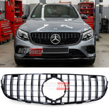 Griglia Panamericana Mercedes GLC X253 C253 2015-2019 AMG Look con supporto telecamera 360°