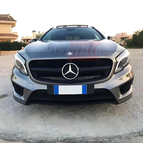 Griglia frontale Mercedes GLA X156 AMG GLA 45 look nero lucido.