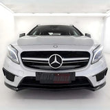 Calandra frontale Mercedes GLA X156 con griglia AMG look nero argento.
