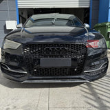 Audi A3 8V 2012-2016 Griglia Anteriore RS3 Look Nero Lucido - autorivallo