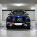 Mercedes GLE W167 con griglia sportiva Panamericana, un upgrade estetico per il frontale 2019-2023.