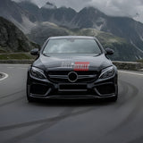 Mascherina nera AMG C63 per Mercedes W205 2014-2018