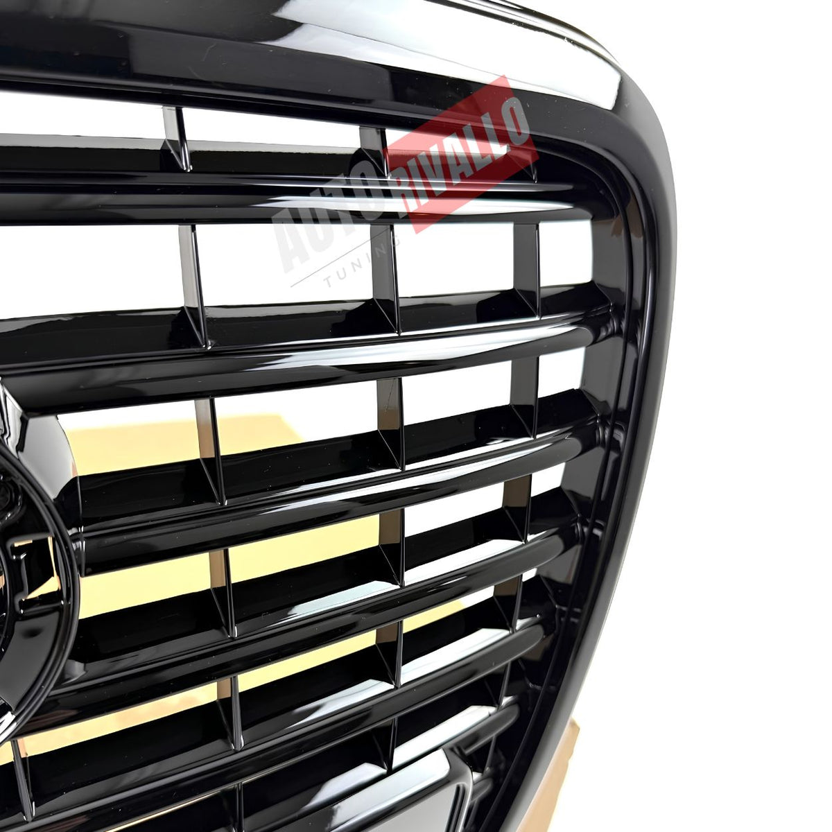 Griglia Audi A6 4F restyling con supporto targa vista tre quarti