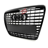 Dettaglio laterale griglia nera lucida Audi A6 C6 4F