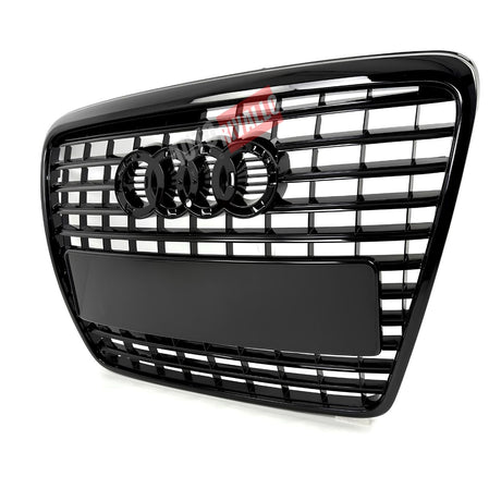 Dettaglio laterale griglia nera lucida Audi A6 C6 4F