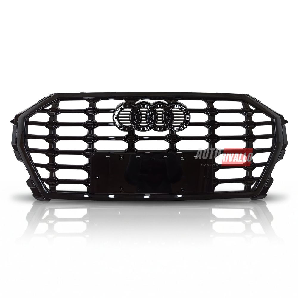 Griglia Audi Q3 F3 S-Line Look 2018-2025 nero lucido. Dettaglio sportivo per un frontale rinnovato