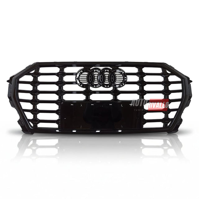 Griglia Audi Q3 F3 S-Line Look 2018-2025 nero lucido. Dettaglio sportivo per un frontale rinnovato