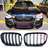 BMW Serie 1 F20 F21 2011-2014 Griglia M-Sport Look Nera - autorivallo
