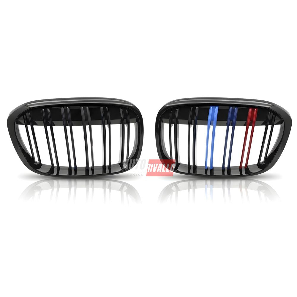 Griglia Tuning nero lucido per BMW X1 F48 (2015-2019). Dettaglio racing per la tua BMW