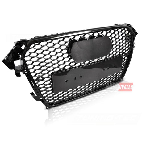 Audi A4 B8 2011-2015 Griglia Anteriore RS4 Look Nero Lucido - autorivallo