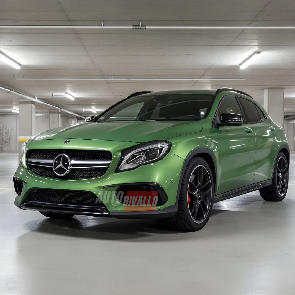 Griglia anteriore tuning argento per Mercedes GLA X156 2013-2016