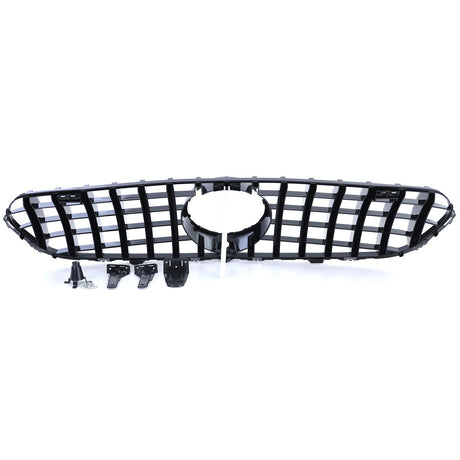 Griglia tuning GTR cromata Mercedes GLC 2015-2019, stile aggressivo AMG