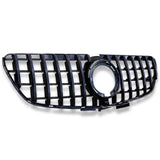 Mascherina frontale AMG Look Mercedes Classe V W447 Facelift 2019-2023 nero lucido