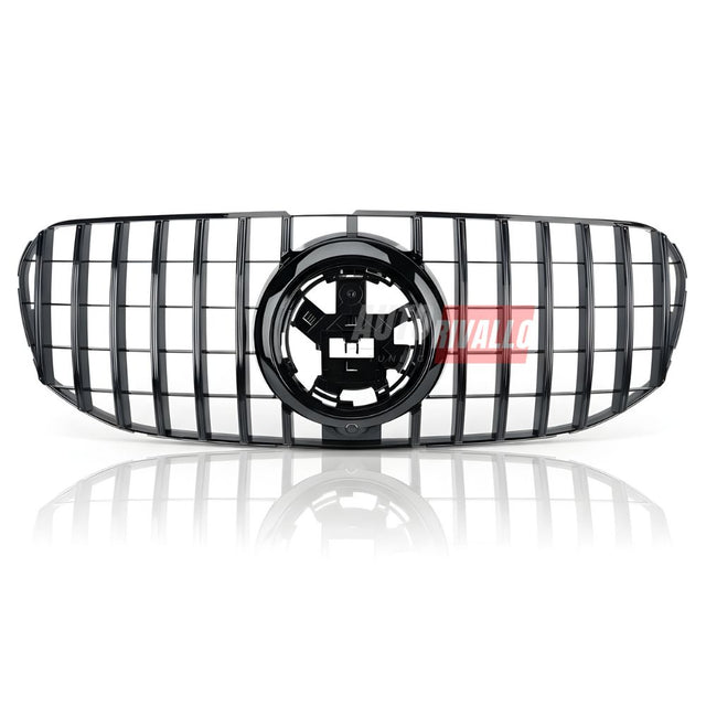 Griglia anteriore AMG GTR Panamericana nero lucido per Mercedes GLS X167 2019-2023.