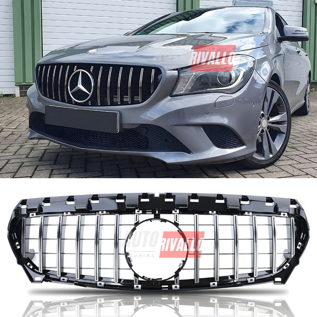 Griglia GTR AMG Panamericana cromata per Mercedes CLA C117 Coupé 2013-2016