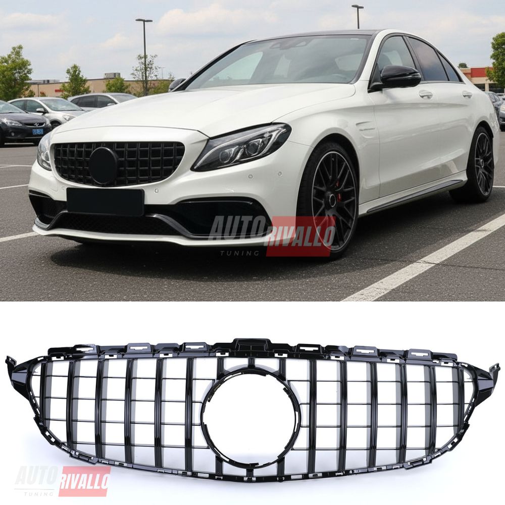 Mercedes C W205 2014-2018 Griglia Radiatore AMG GTR Look - autorivallo