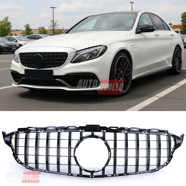Mercedes C W205 2014-2018 Griglia Radiatore AMG GTR Look - autorivallo