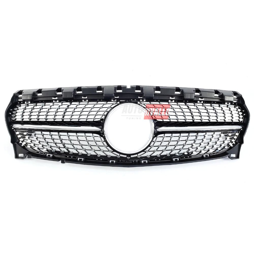 Calandra Tuning Mercedes CLA X117 Diamond Style. Mascherina sportiva per un look aggressivo e distintivo.