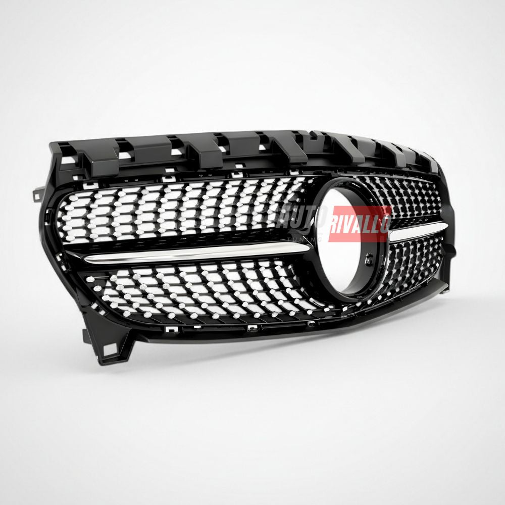 Calandra Diamond Look per Mercedes CLA C117. Mascherina frontale nera, qualità Autorivallo per la tua auto.