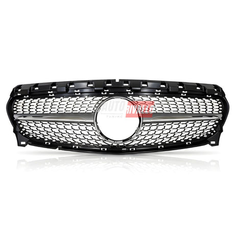 Griglia Mercedes CLA C117 X117  2015-2019 Diamond look silver - Design esclusivo premium.