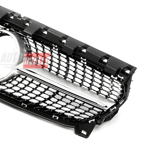 Calandra Tuning Mercedes CLA X117 C117 silver - Mascherina sportiva 