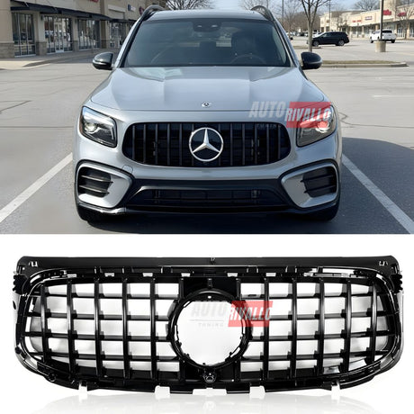 Griglia Mercedes GLB X247 Facelift 2023-2026 AMG Style nero lucido. Migliora il look della tua auto