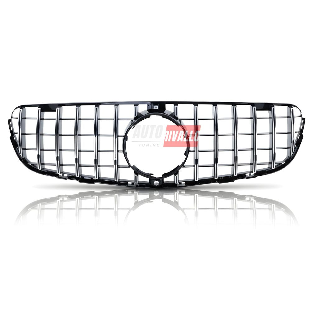 Calandra Tuning Mercedes GLC C253 AMG Style. Design GTR cromato per un look aggressivo