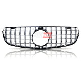 Calandra Tuning Mercedes GLC C253 AMG Style. Design GTR cromato per un look aggressivo