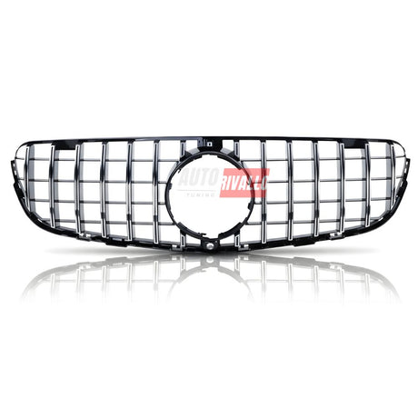 Calandra Tuning Mercedes GLC C253 AMG Style. Design GTR cromato per un look aggressivo