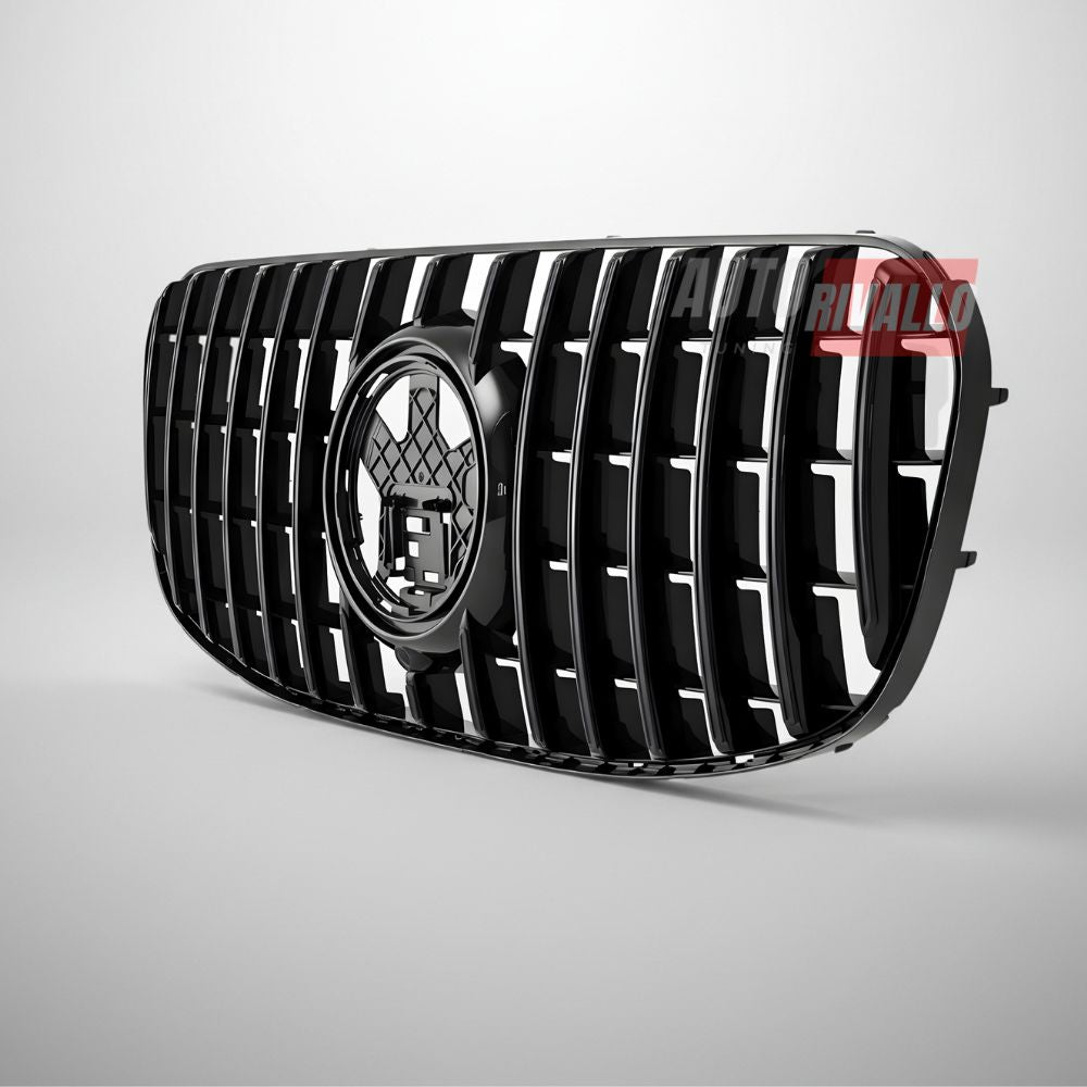Mercedes GLS facelift X167 griglia AMG GTR look nero lucido