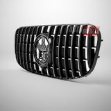 Mercedes GLS facelift X167 griglia AMG GTR look nero lucido