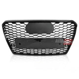 Audi A7 C7 4G 2010-2014 Griglia Anteriore RS7 Look Nero Lucido