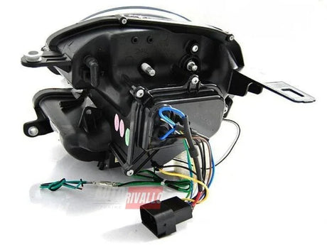 Mini R56 R57 2006-2014 Fari Anteriori Lightube LED Cromati - autorivallo