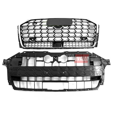 AUDI A8 D5 2021+ Griglia Anteriore S-Line Look - Nero Cromato