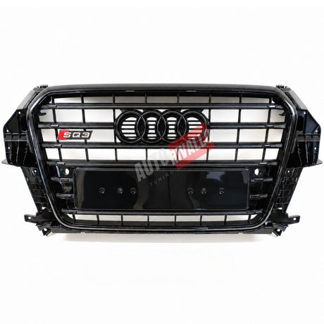 Mascherina anteriore Audi Q3 8U Pre-Facelift SQ3 Black Look nero lucido