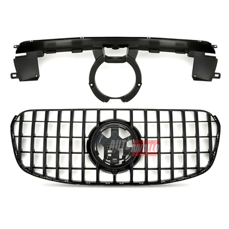 Griglia anteriore nero lucido stile GLS63 AMG per GLS X167 facelift