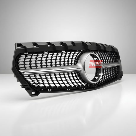 Mascherina Mercedes CLA C117 X117 2015-2019. Diamond premium silver