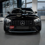Mascherina Mercedes Classe E W213 2020-2023 E63 Style. Autorivallo cromato per un tocco di eleganza sportiva