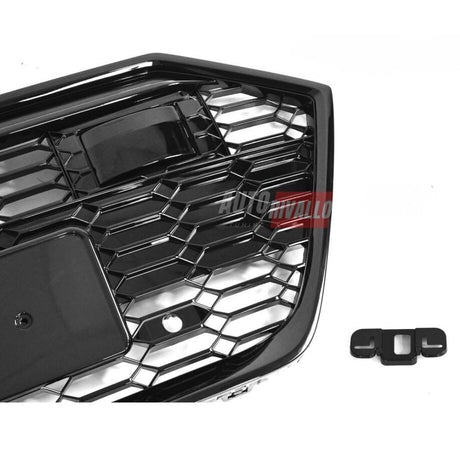 AUDI A7 C8 4K 2018-2023 Griglia Anteriore RS7 Look Nero Lucido
