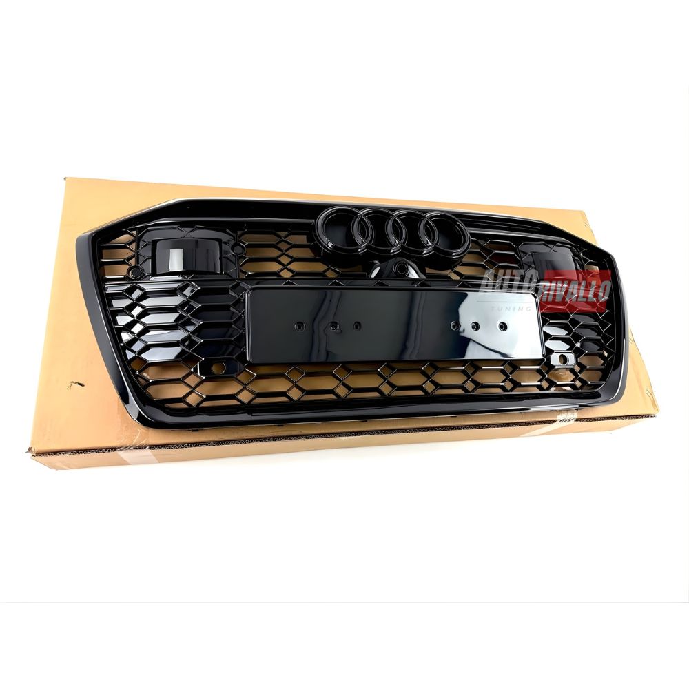 Mascherina Tuning Audi A6 C8 RS Look nero lucido – Il dettaglio che fa la differenza nel tuning