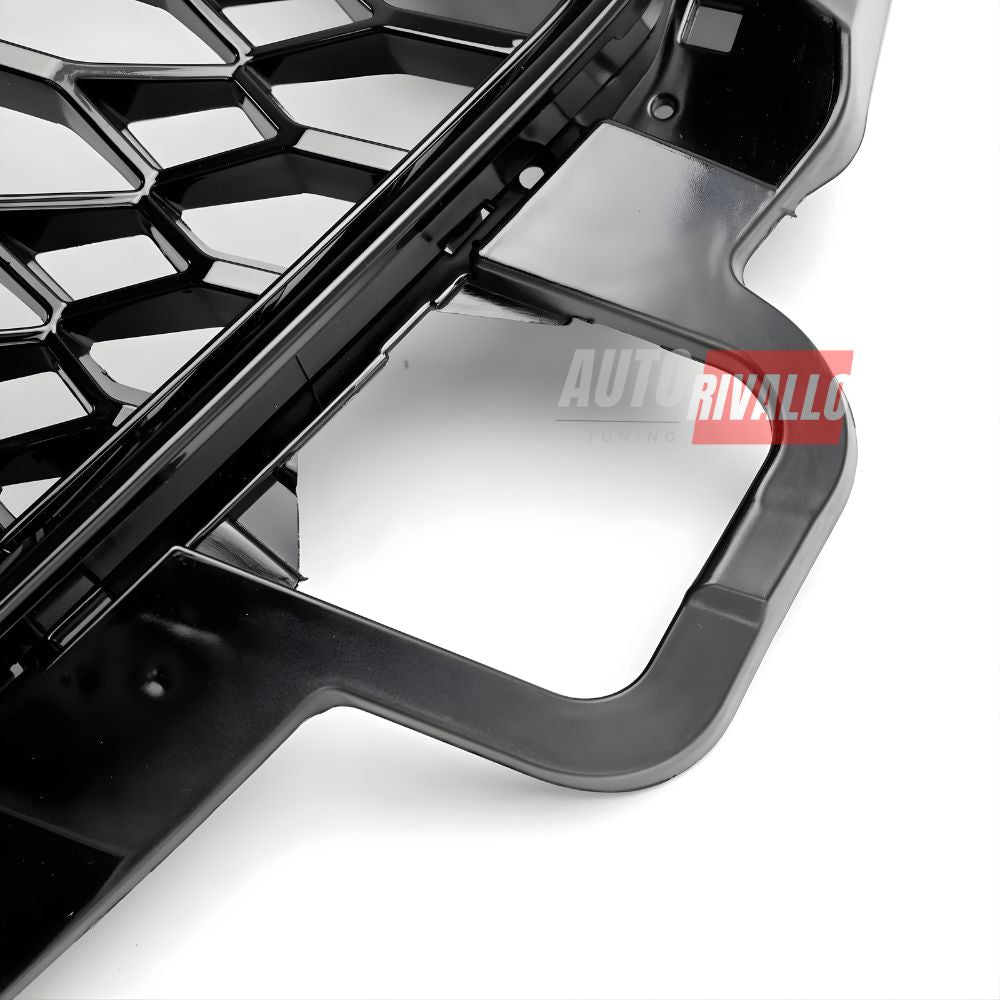 Mascherina Tuning Audi A4 B9. Griglia sportiva RS Design, nero lucido, per un look unico.