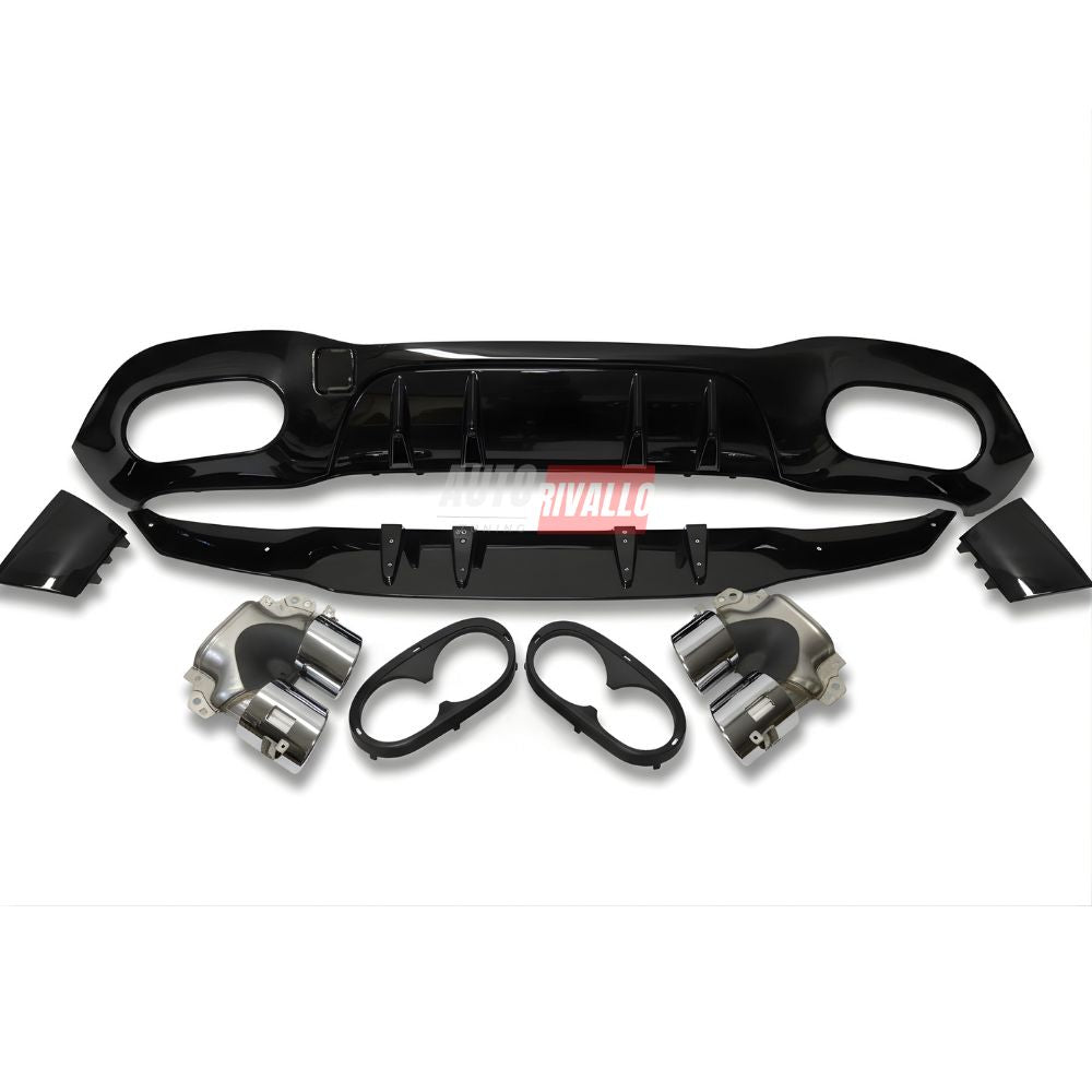 Mercedes A W177 (2023+) Diffusore Posteriore AMG A45s Look