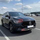mercedes gla h247 2020-2023 griglia panamericana gt nero lucido