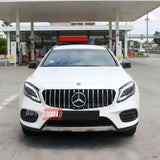 Griglia AMG Look Panamericana Mercedes GLA X156 2013-2016, cornice e inserti cromati