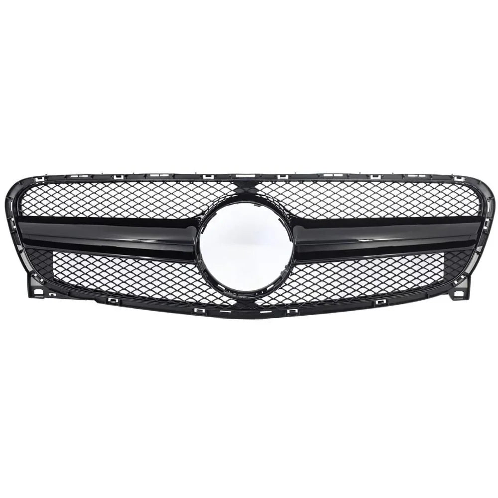 Mercedes GLA X156 2013‑2016 con griglia anteriore nero lucido stile AMG.