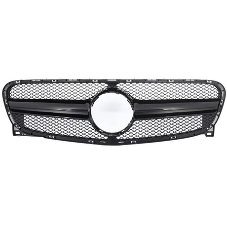 Mercedes GLA X156 2013‑2016 con griglia anteriore nero lucido stile AMG.